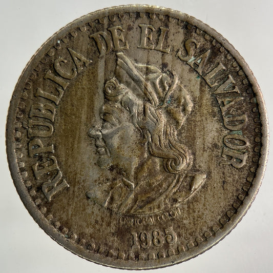 1985 El Salvador 1 Colon Coin | Fine Collectable Grade