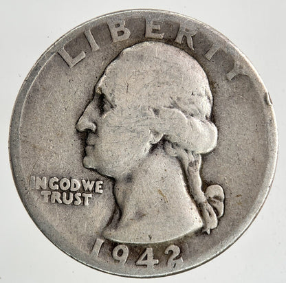 1942 US USA Quarter Dollar Silver Coin | Collectable Grade