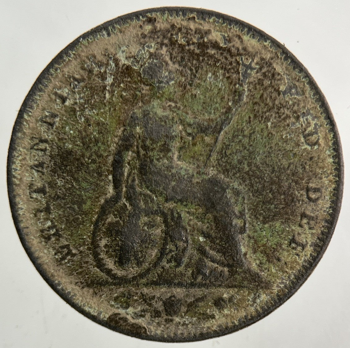 1830 George IV Farthing Coin | Fair Grade