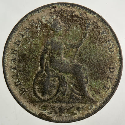 1830 George IV Farthing Coin | Fair Grade