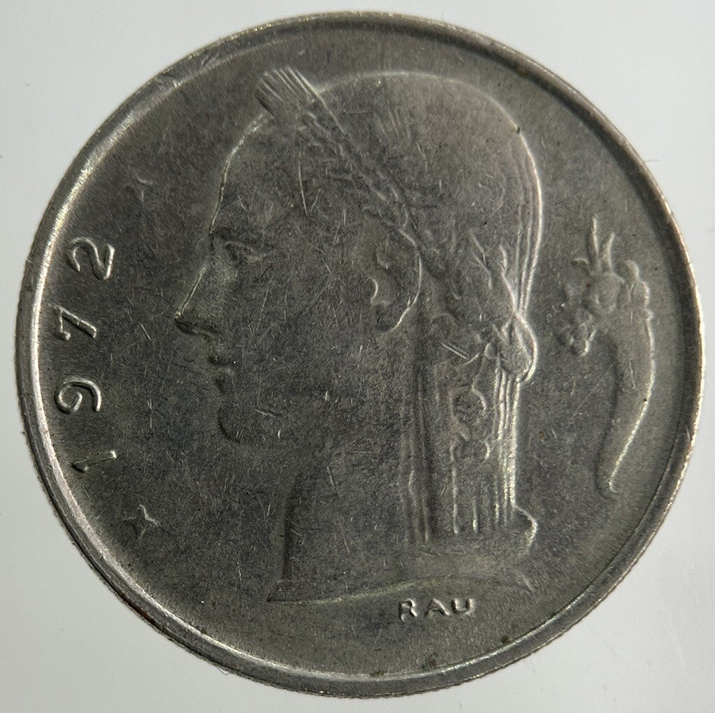 1972 Belgium 1 Franc Coin | Fine Collectable Grade