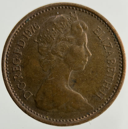1976 Elizabeth II 2nd 1/2 Half - Penny Coin | Fine Collectable Grade