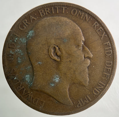 1903 Edward VII One Penny Coin | Collectable Grade