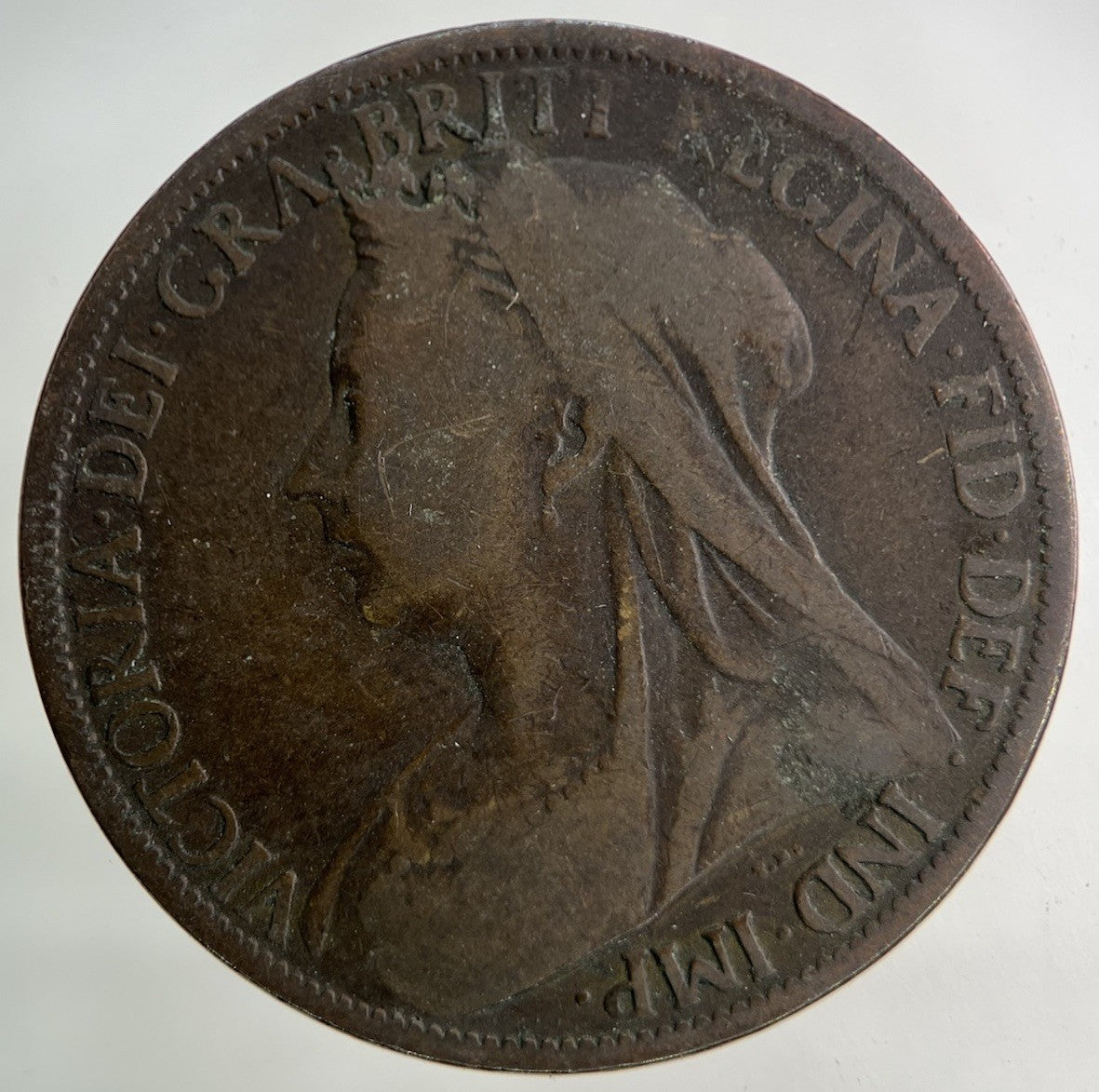 1900 Victoria One Penny Coin | Collectable Grade
