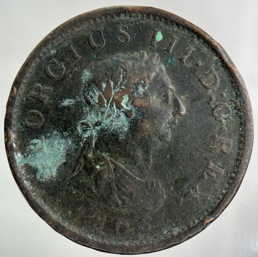 1806 George III 3rd One Penny Coin | Collectable Grade