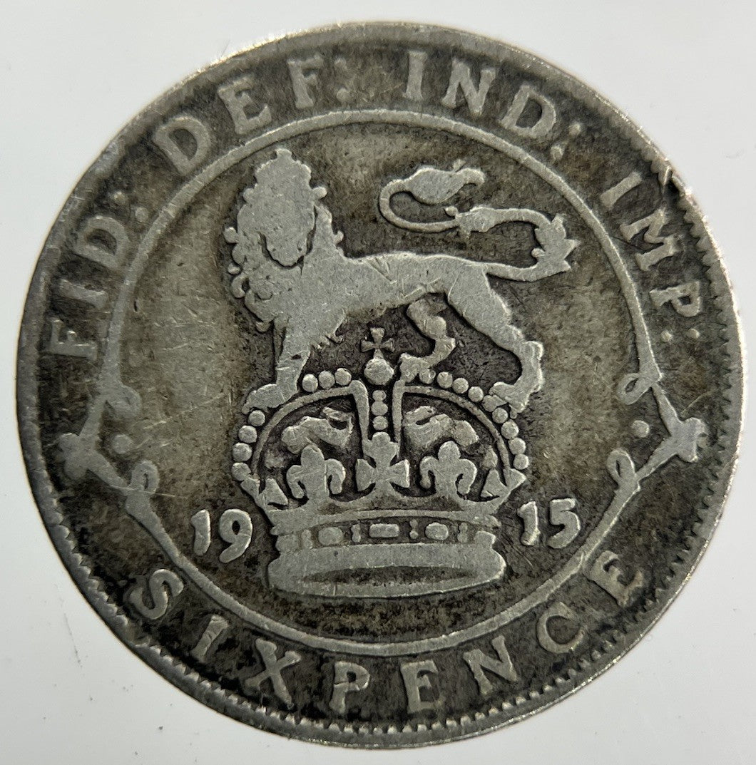 1915 George V Sixpence Silver Coin | Collectable Grade