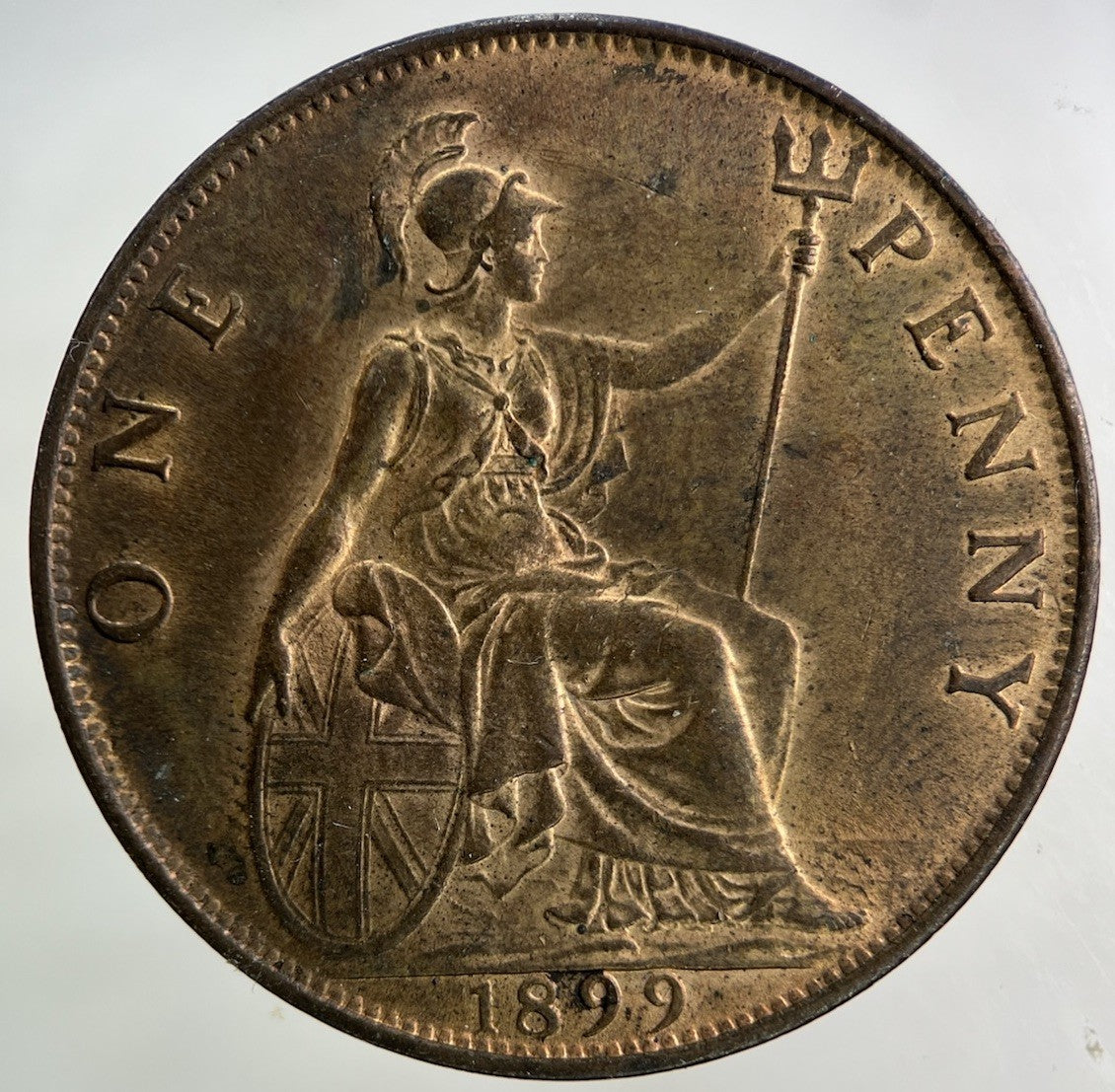 1899 Victoria One Penny Coin | Very High Grade