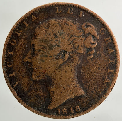 1848 Victoria Farthing Coin | Collectable Grade