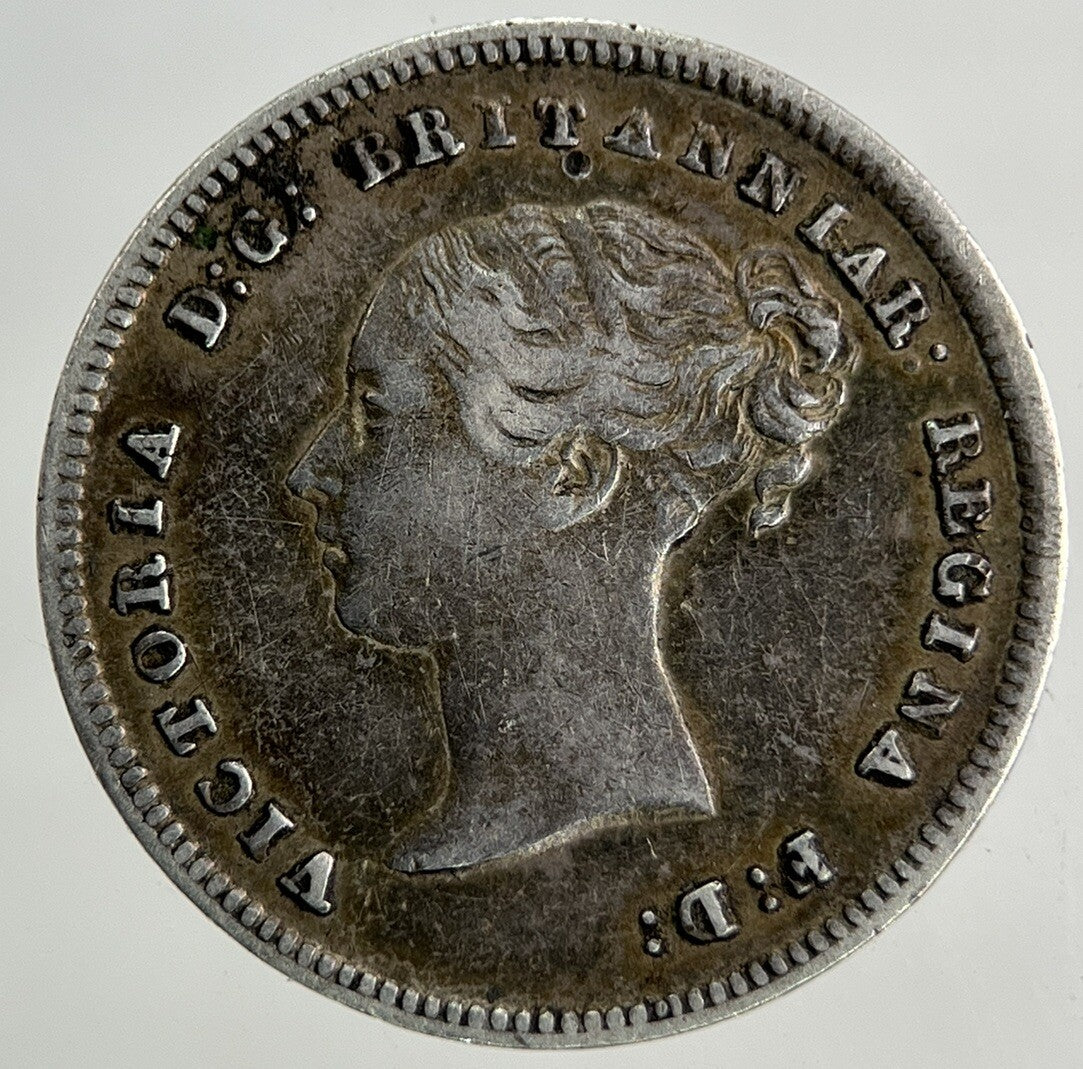 1844 Victoria Maundy Four - Pence Silver Coin | Very High Grade