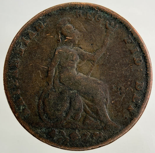 1843 Victoria Farthing Coin | Fair Grade