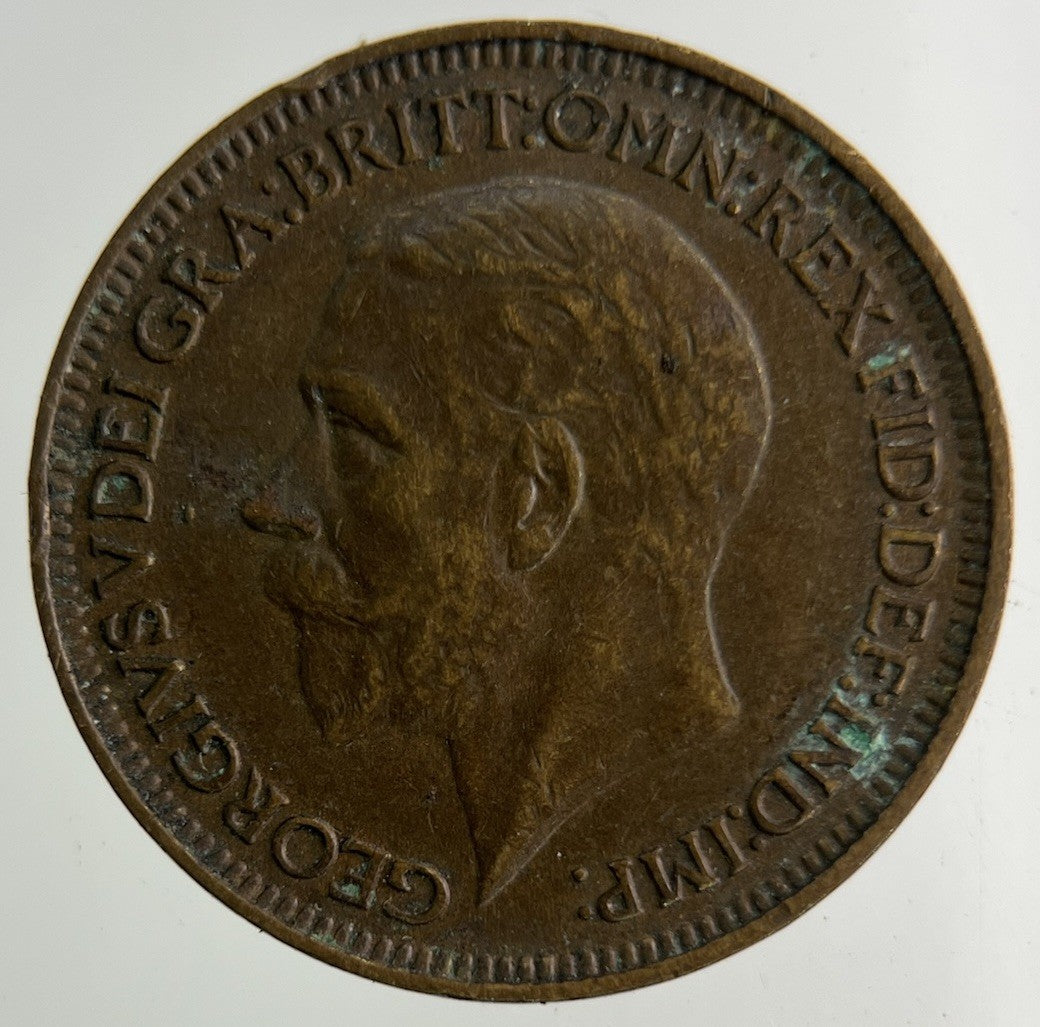 1931 George V Farthing Coin | Fine Collectable Grade