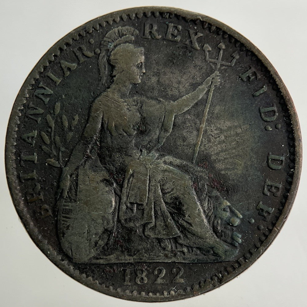 1822 George IV Farthing Coin | Collectable Grade