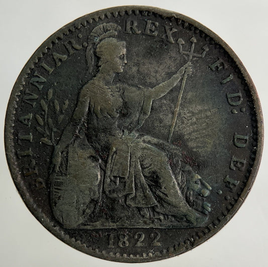 1822 George IV Farthing Coin | Collectable Grade