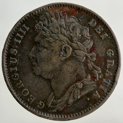 1822 George IV Farthing Coin | Fine Collectable Grade
