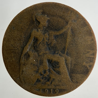 1919 George V Half - Penny Coin | Fair Grade