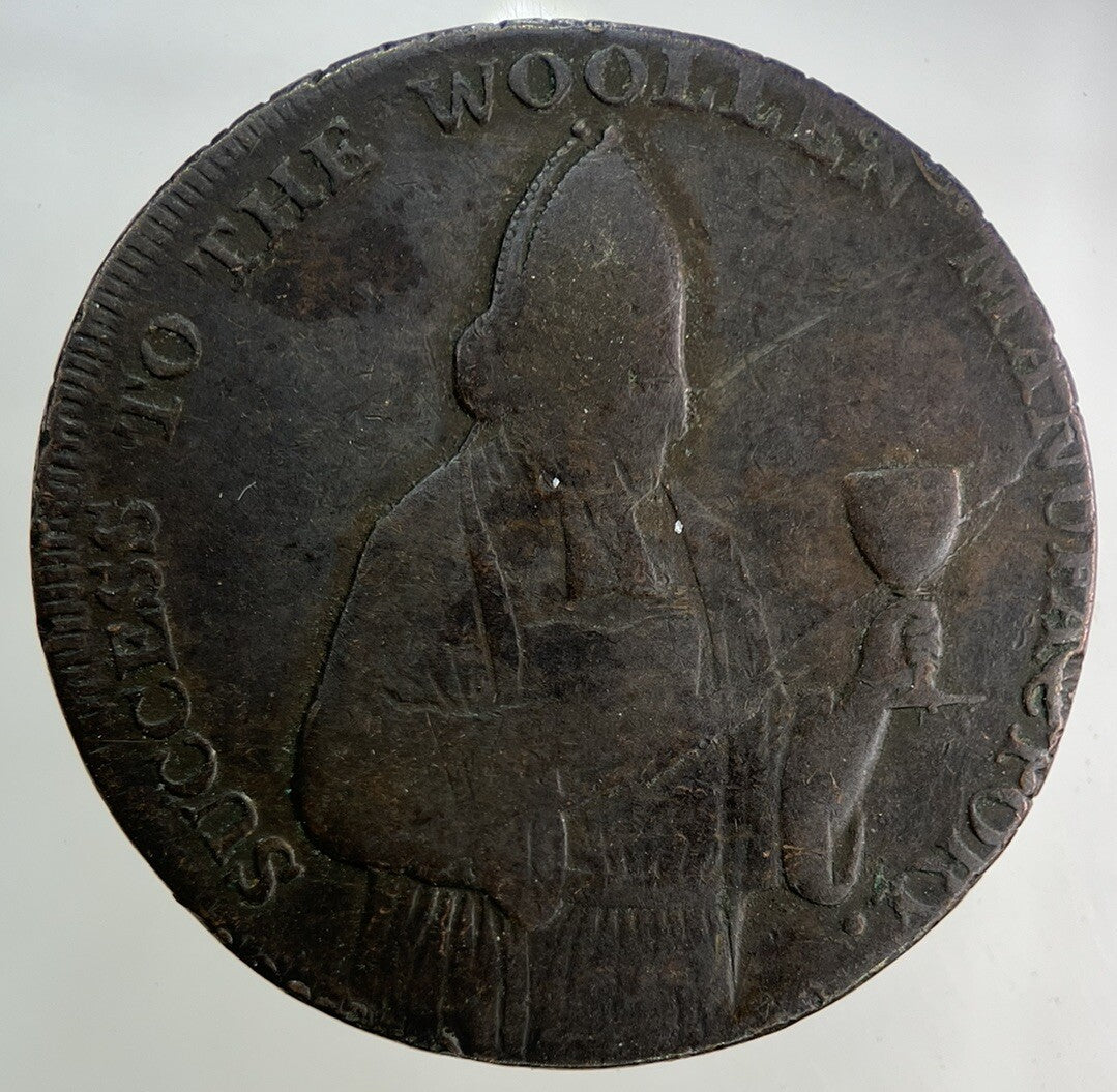 1791 Leeds Half - Penny Token Coin | Collectable Grade