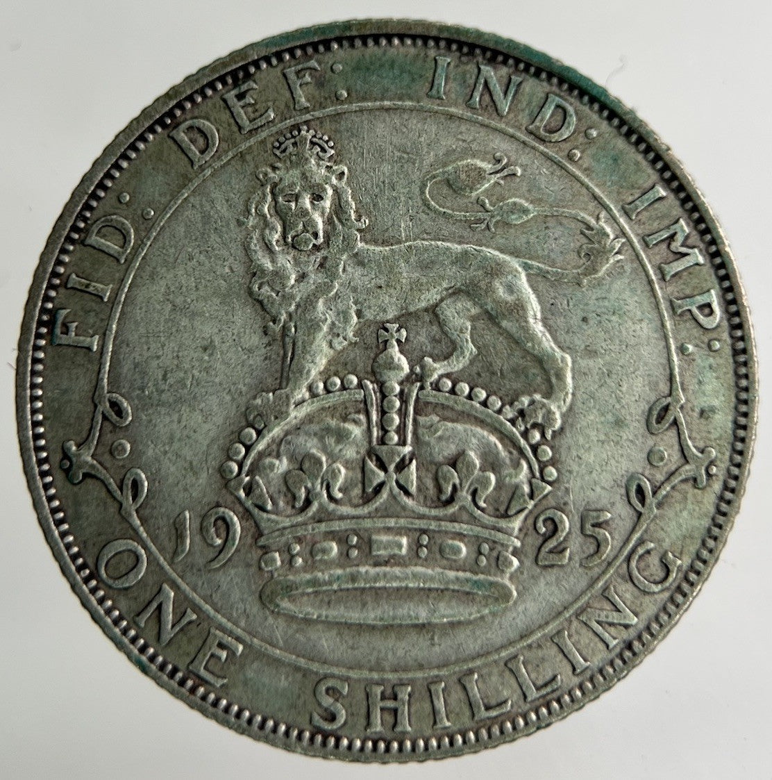 1925 George V Shilling Silver Coin | Very High Grade