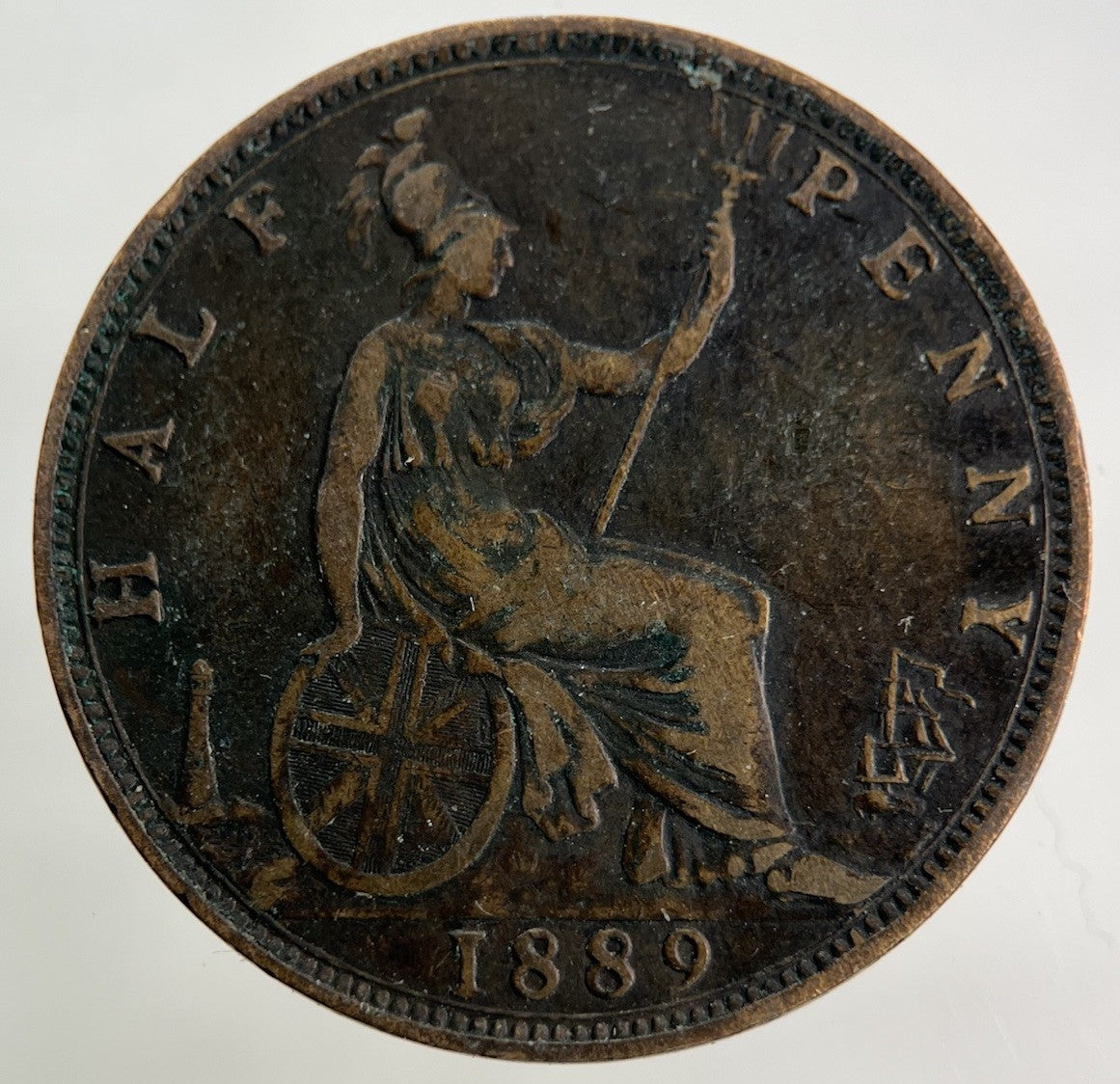 1889 Victoria Half - Penny Coin | Fine Collectable Grade