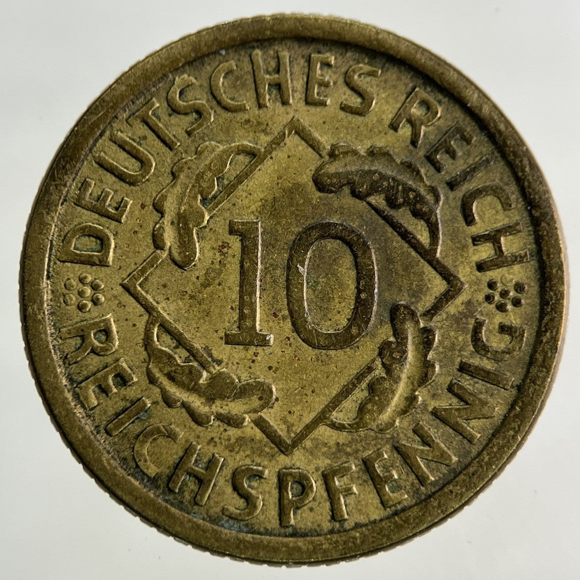 1996 German 10 Pfennig Coin | Fine Collectable Grade