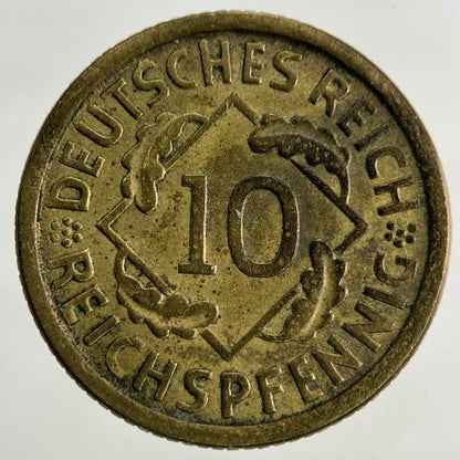 1996 German 10 Pfennig Coin | Fine Collectable Grade