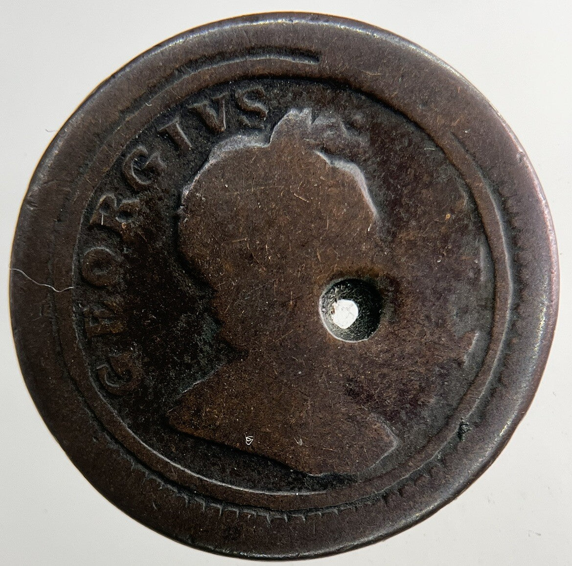 1724 George I 1st Farthing Coin | Collectable Grade | a9238