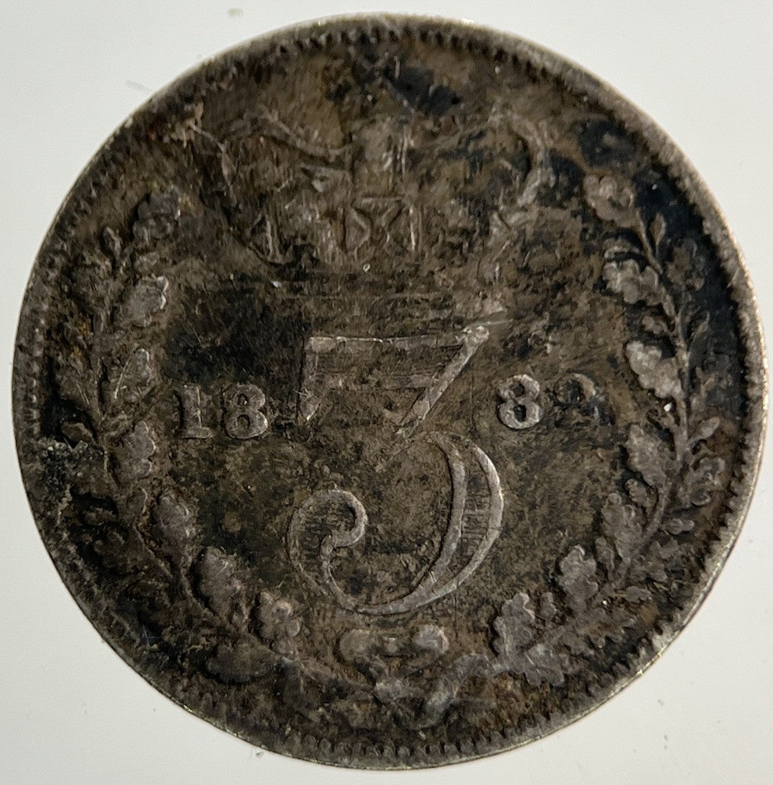 1882 Victoria Threepence Silver Coin | Collectable Grade