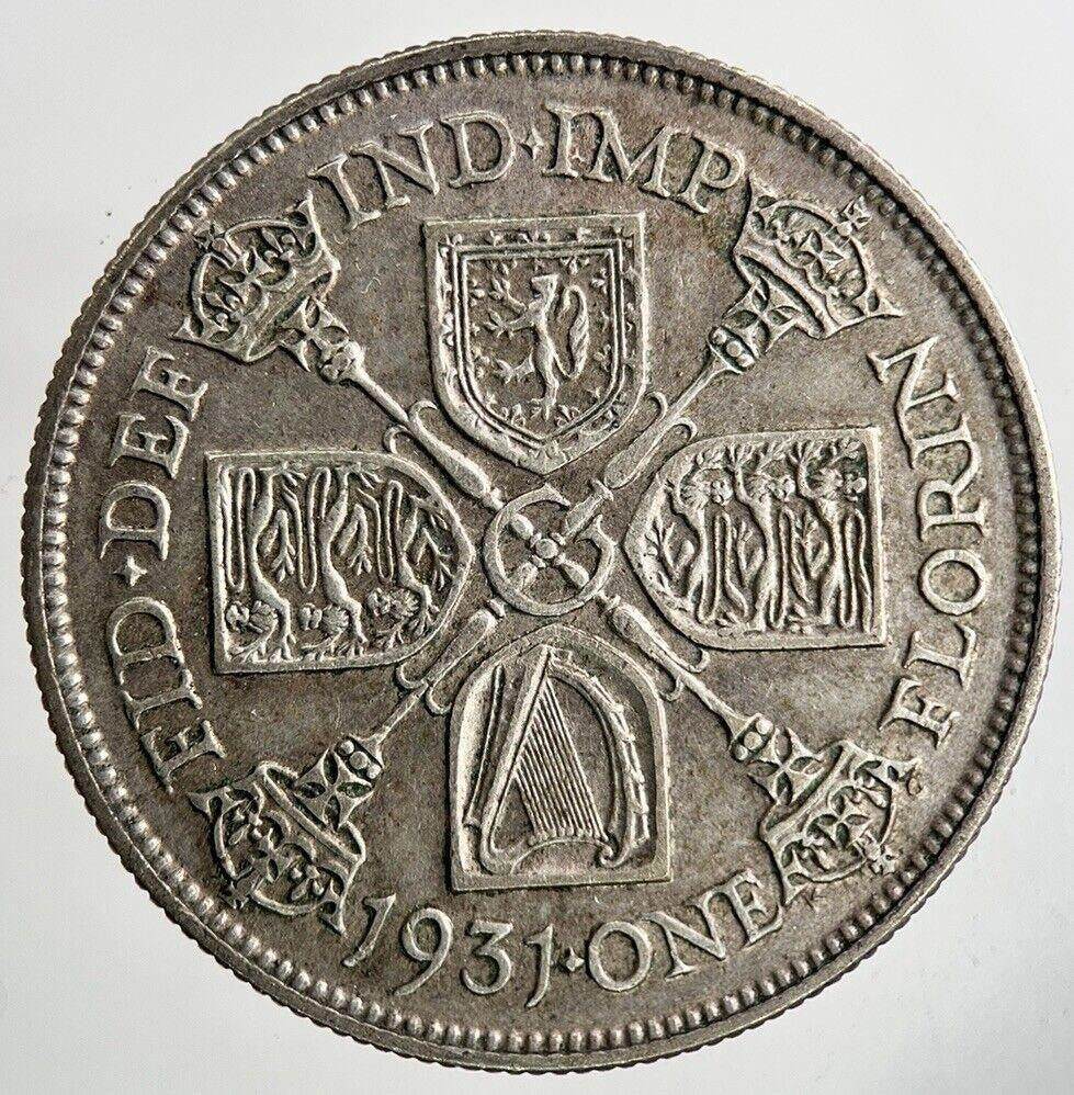 1931 George V Florin Silver Coin | Fine Collectable Grade