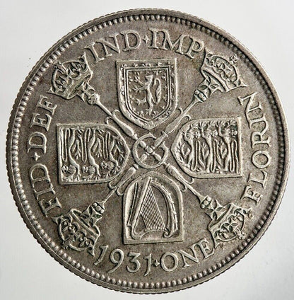 1931 George V Florin Silver Coin | Fine Collectable Grade