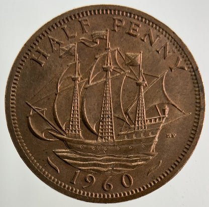 1960 Elizabeth II 2nd Half - Penny Coin | Very Fine Grade
