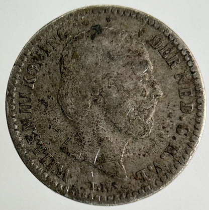 1887 Netherlands 10 Cents Silver Coin | Fine Collectable Grade