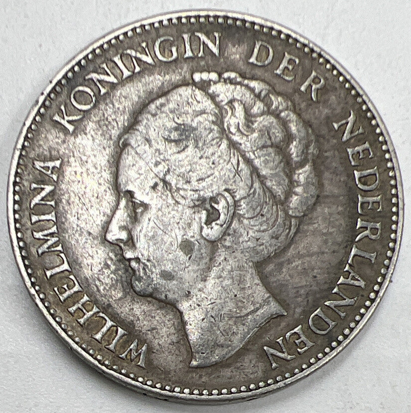 1938 One Gulden | Netherlands Silver Coin | Collectable Grade | a990
