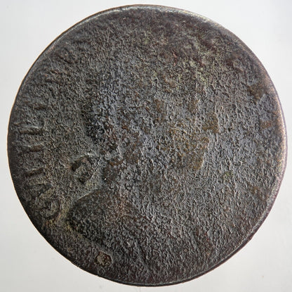 1696 William III 3rd Half - Penny Coin | Collectable Grade | a9066