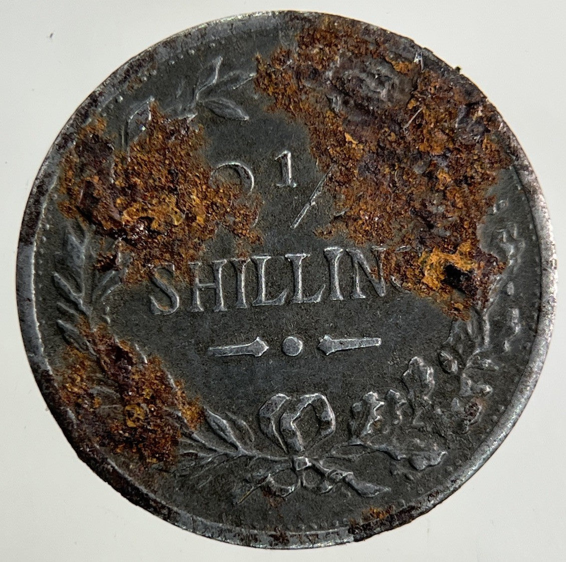 Old British 2 1/2 Shilling Toy Money Token Coin | Fine Collectable Grade