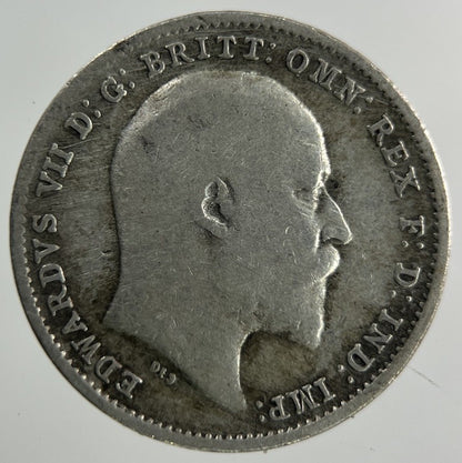 1908 Edward VII Threepence Silver Coin | Collectable Grade