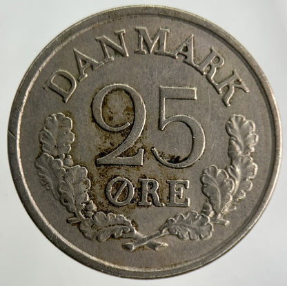 1961 Denmark 25 Ore Coin | Fine Collectable Grade