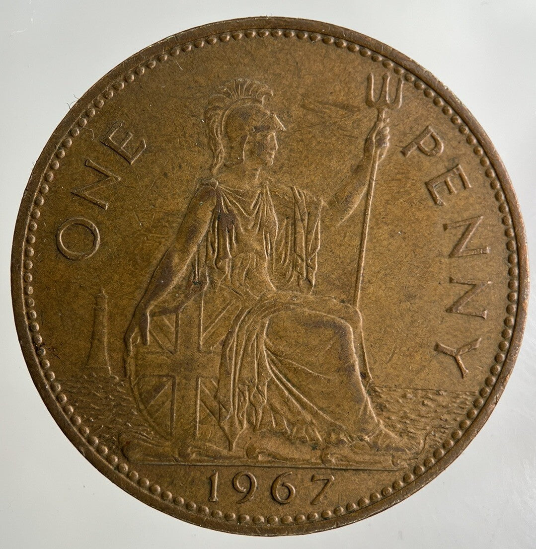 1967 Elizabeth II 2nd One Penny Coin | Fine Collectable Grade