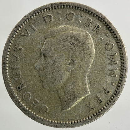 1945 George VI Sixpence Silver Coin | Collectable Grade