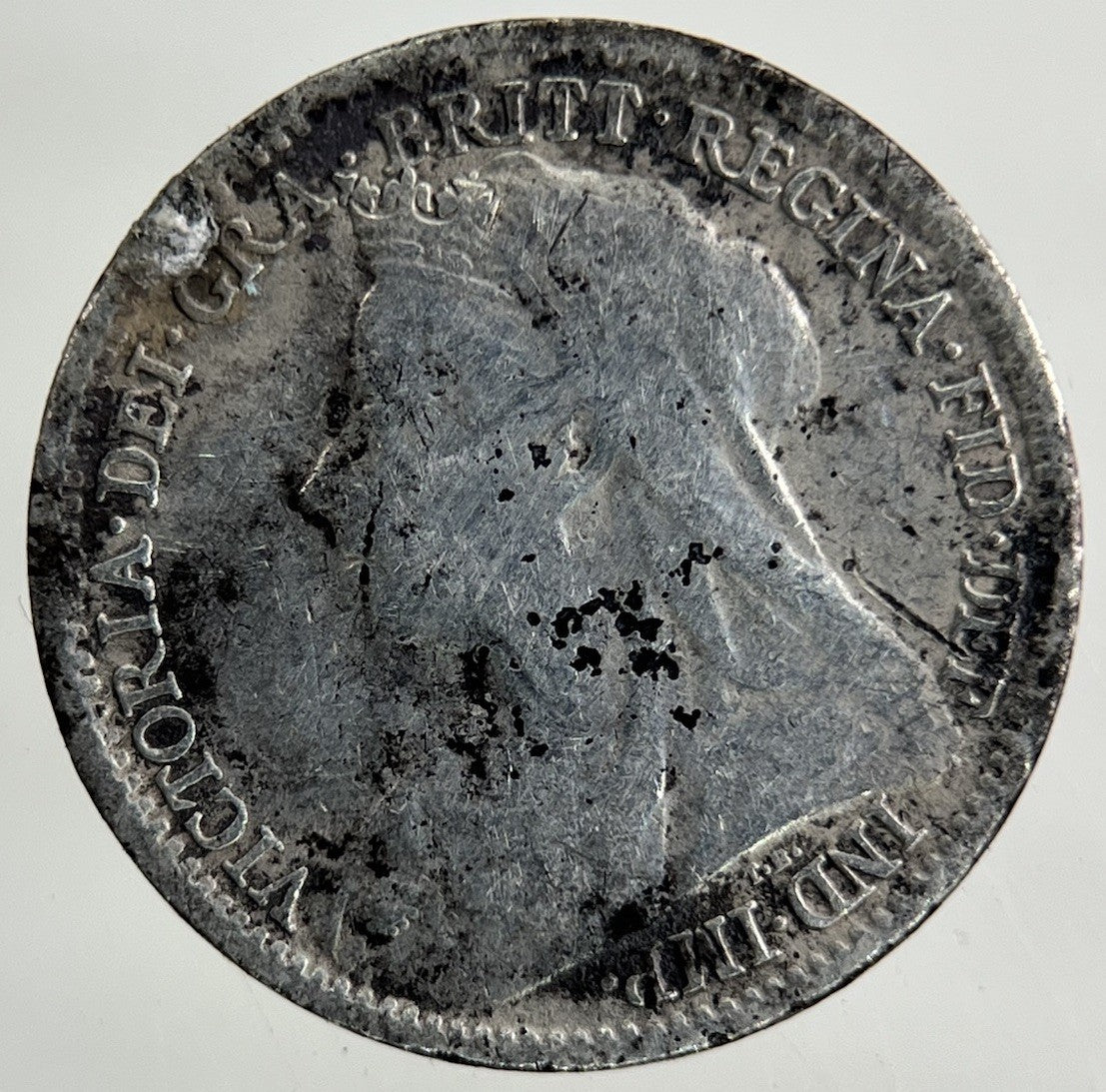 1898 Victoria Threepence Silver Coin | Collectable Grade