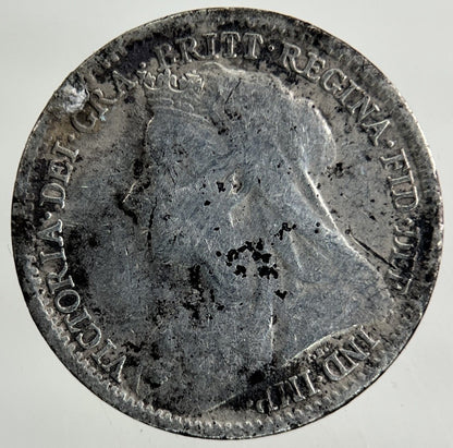 1898 Victoria Threepence Silver Coin | Collectable Grade