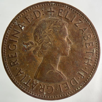 1966 Elizabeth II 2nd One Penny Coin | Fine Collectable Grade