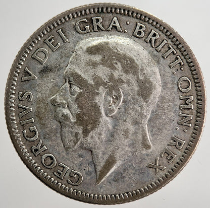 1926 George V Shilling British Silver Coin | Fair Grade | a7285