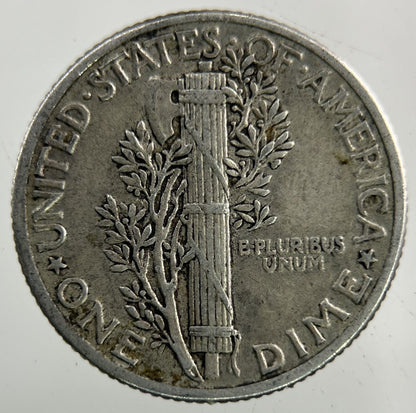 1941 US USA Mercury Dime Silver Coin | Fine Collectable Grade