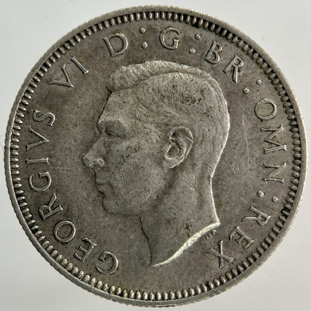 1945 George VI Shilling Silver Coin | Very High Grade