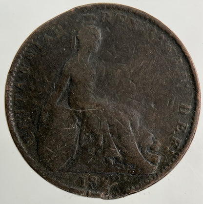 1822 George IV Farthing Coin | Fair Grade
