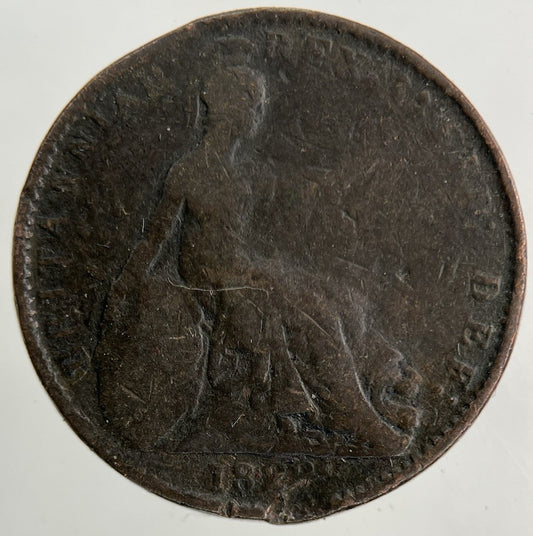 1822 George IV Farthing Coin | Fair Grade