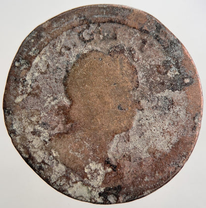 British George 1st I Farthing Coin | Fair Grade