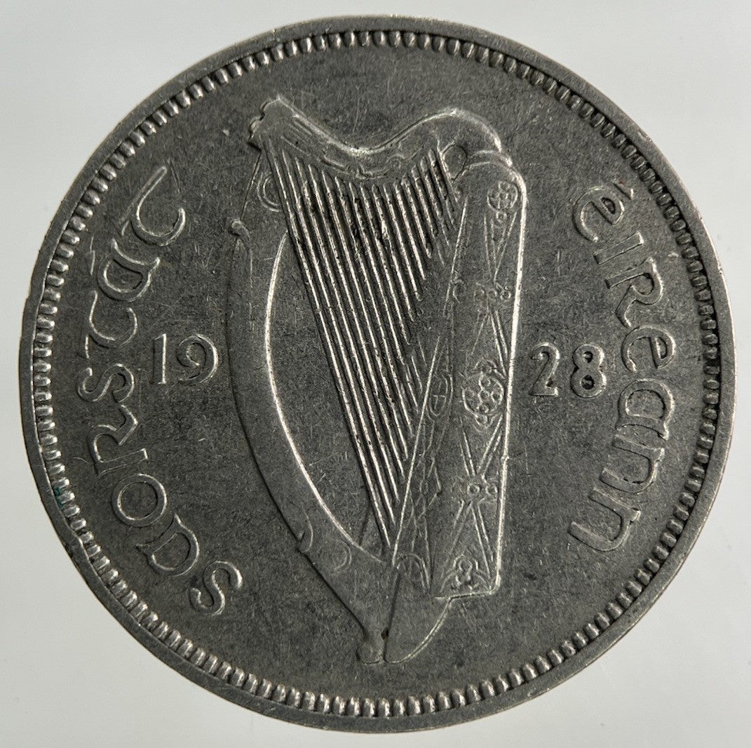 1928 Irish Sixpence Coin | Fine Collectable Grade