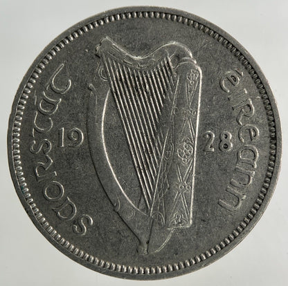 1928 Irish Sixpence Coin | Fine Collectable Grade