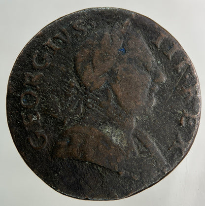 1775 George III 3rd Half - Penny Coin | Fine Collectable Grade