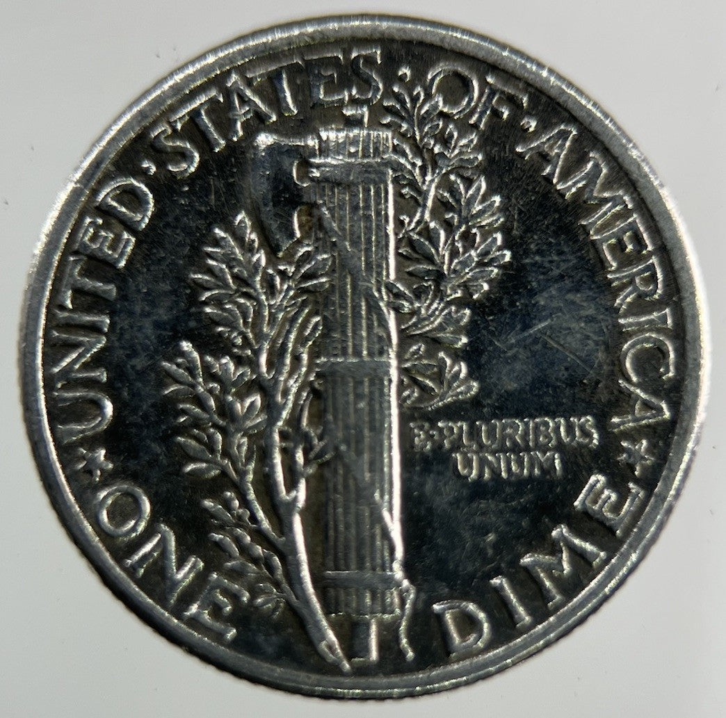 1943 US USA Mercury Dime Silver Coin | Fine Collectable Grade